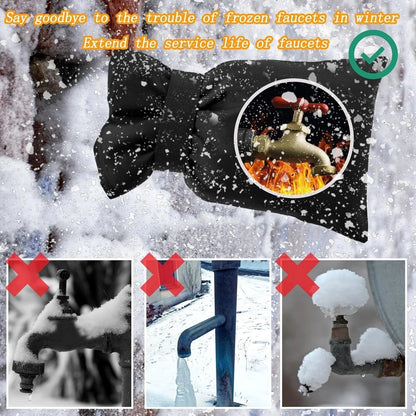 🔥 Frostskyddande Kranskydd för Utomhuskran – Isolerat Vattentätt Skydd mot Vinterfrost ❄️🚰
