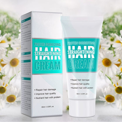 🎁 Varm försäljning 50% rabatt⏳🔥Köp 1 få 1 gratis🔥Proteinkorrigerande hårutjämnande kräm