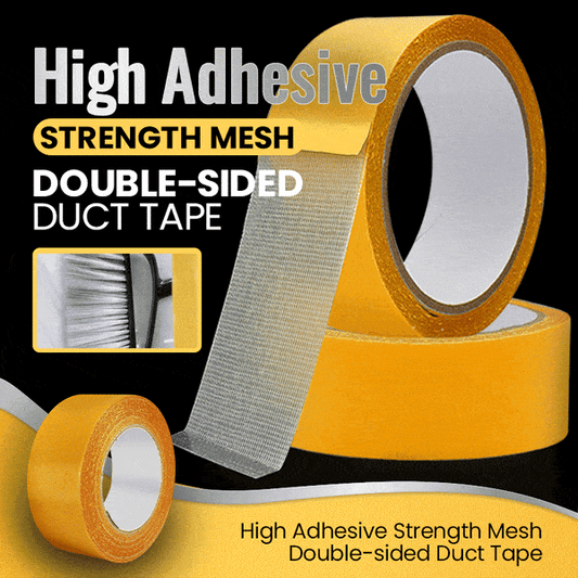 🎁2025 nyårsförsäljning🎁 50% OFF🔥Starkt självhäftande dubbelsidig gasväv Fiber Mesh Tape