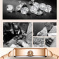 💎Fashion Square Ladies Rose Gold Diamond Watch⌚