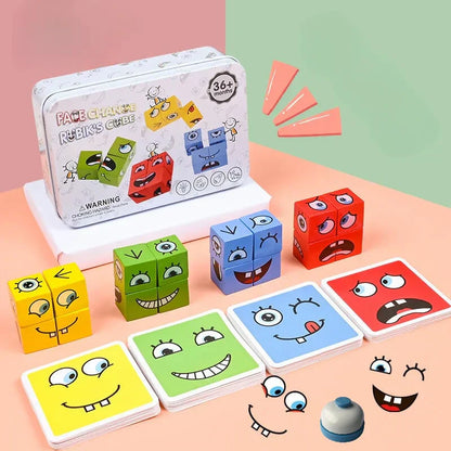 💖 Julerbjudande 50 % rabatt 🎁 5D-pussel: Utmanande familjespel med temat ”ansiktsförändring” 🧩