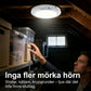 🧲 Rörelsesensor LED Taklampa – Automatisk, Magnetisk & USB Uppladdningsbar – Röststyrning, 120° Detektering, 30s Auto-Off ✨