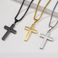 🎉KÖP 1, FÅ 1 GRATIS✝️ "Herrens bön"-halsband med klottrat kors