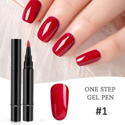 🔥 Säljs till 50% rabatt för en begränsad tid! 🎨 Ett steg Nail Gel Pen 💅