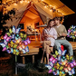 🦋Solcellsdrivna utomhuslampor med fjärilar💐