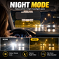 🔥 Universellt HD-solskydd för bilen med antireflexbehandling, skyddar både dag och natt 🚗☀️🌙✅💥