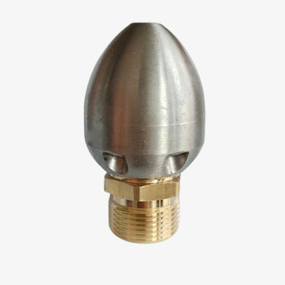 🔧🔧🔥Heavy-Duty Torpedo-Shaped Jet Nozzle for High-Flow Drain Cleaning🔧🔧
