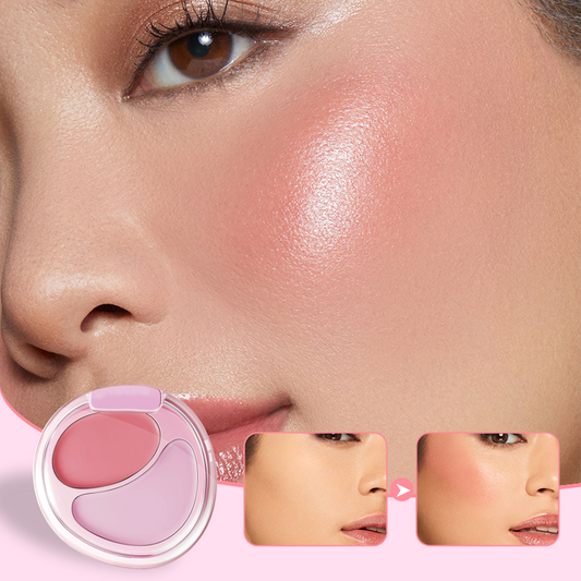 💧✨Få glittrande hud mer naturligt än fikapausens kaffeprickar! 🎣☕️Blusherpalett för ”återfuktad hud” och ”nude look”