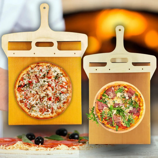🔥 Kampanj 50% rabatt - glidande pizza peel