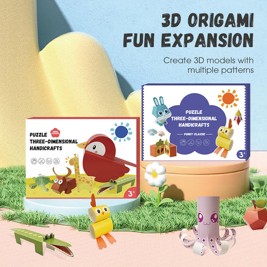 🎨3D Handgjord Origamibo