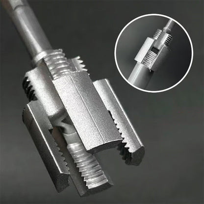 🔧 50% RABATT! ⚙️ PVC-RÖRGÄNGVERKTYG - Komplett Set för Inre och Yttre Gängor, Ergonomiskt Grepp för Bekväm Användning, Professionellt Resultat på Alla Rören 🛠️📏