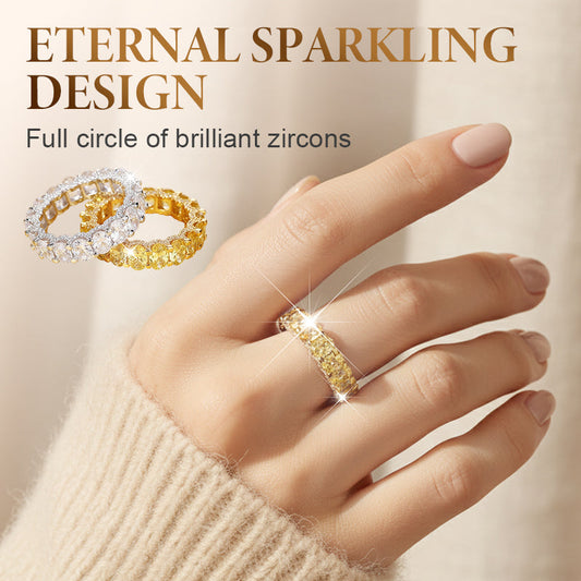 ✨Full Circle – Glittrande Zirkonmode Ring