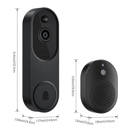 Smart Hem Trådlös HD Videodörrklocka och Klocka
