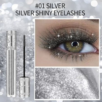 Vattentät glittermascara med lång hållbarhet
