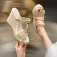 👡 50% RABATT NU! 💃 Kvinnors Plattform Kilklack Sandaler – 10cm Kilklack, Konvertibla Remmar & Halksäker Yttersula ✨
