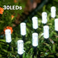 🌿 Solardrivna trädgårdslampor med markspett – vädertåliga kristalleffekter för gång & trädgård 💡