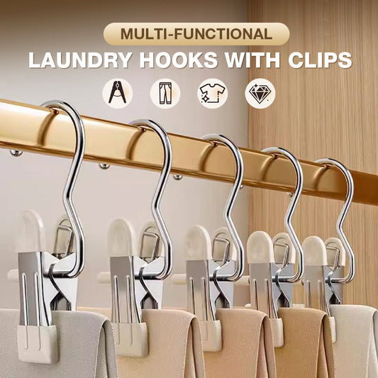 Pinzas para Ropa Multifuncionales con Gancho