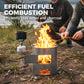 🥳Bärbar multifunktionell spis – effektiv förbränning, laga mat & värm, slitstark metall. Perfekt för camping & uteplats! 🏕️💪