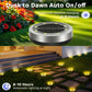 🌿 Solcellsdrivna markspjut med 8 LED – 304 rostfritt stål & automatisk tändning/släckning, 4-pack 💡