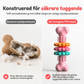 🐕 TPR-tuggleksak med ytstruktur för hundar – roterande mittringar & texturerad kropp 💙