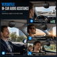 🔊 Bluetooth handsfree-högtalare för solskydd – vibrationsaktiverad autostart & 500 timmars standby 🎵