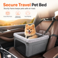 🐶🚗 Säker bilstol & resesäng för hund – 50% RABATT! Kraftig metallram, vattentätt Oxford-tyg & säkerhetsbälte – skyddar hunden och bilsätet 🛡️