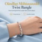 🌟 Oändlig Mobius-vriden armring – len glidande justerbar lås & dubbel texturerad premiumglans 💫