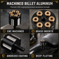 🏍️ CNC Snabblossande sadelbult för Harley Davidson – 6 mm aluminium, verktygslös sadelskruv