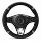 ✨Rattöverdrag med strass – Quiltat PU-läder & glittrande detaljer för en lyxig bilinteriör ❤️⭐