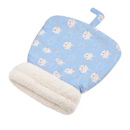 💤 Sovsäck för katt med 360° värme – ultramjukt material & sött tecknat mönster, ca 55*45 cm 🧶