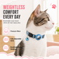 🐾 50% RABATT! ✨ Reflexhalsband för Katt med Vattentät Hållare för Smart GPS-Tracker & Säkerhetsspänne 📍