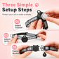 🐾 50% RABATT! ✨ Reflexhalsband för Katt med Vattentät Hållare för Smart GPS-Tracker & Säkerhetsspänne 📍
