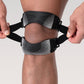 Justerbart knäskydd med patellastabilisator – dubbel stabiliserande rem, inbyggda silikonkuddar & andningsbar komfort – perfekt för löpning, träning och vardag ✨