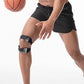 Justerbart knäskydd med patellastabilisator – dubbel stabiliserande rem, inbyggda silikonkuddar & andningsbar komfort – perfekt för löpning, träning och vardag ✨